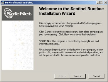 sentinel hasp runtime download